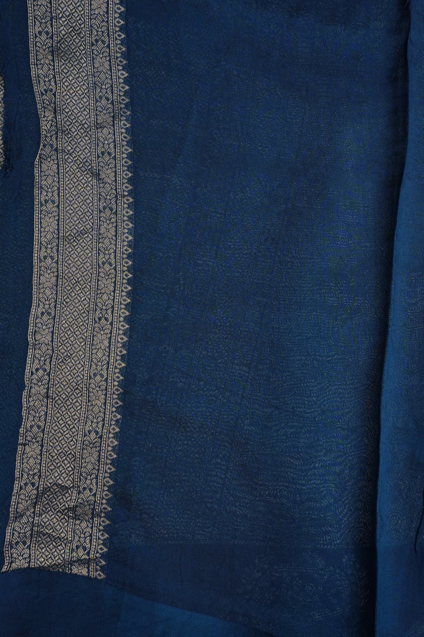 Peacock Blue Soft Banarasi Silk Saree with Traditional Elephant Motifs