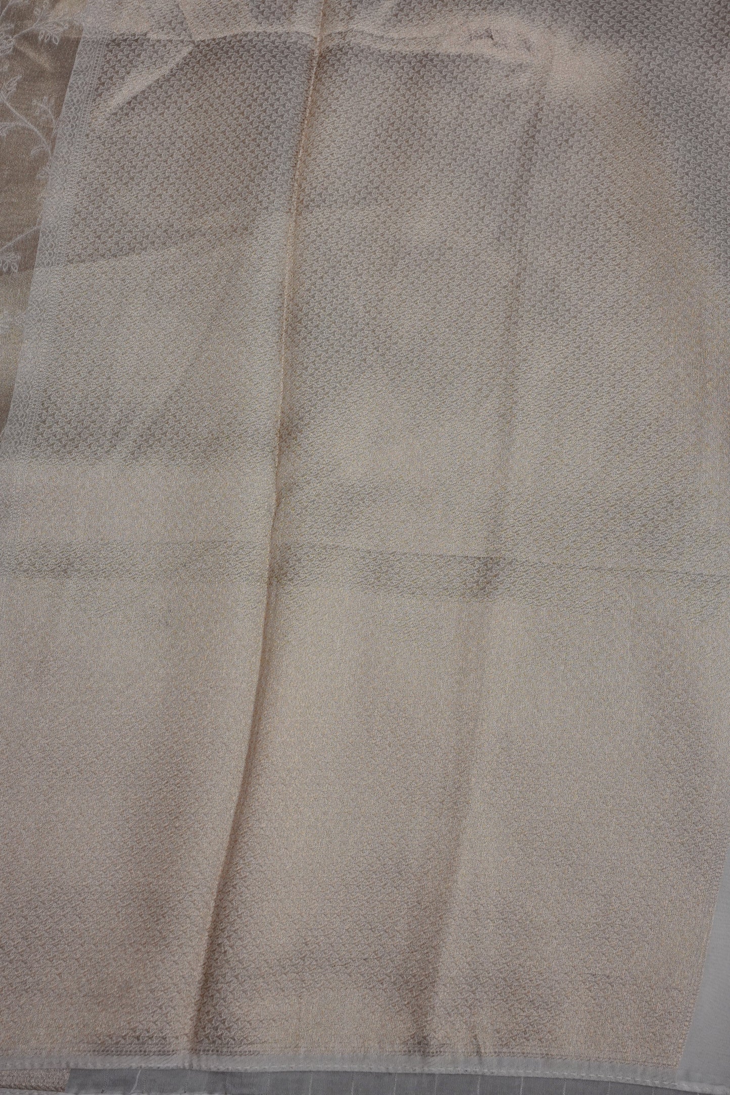 Soft Banarasi Silk Saree - Half White