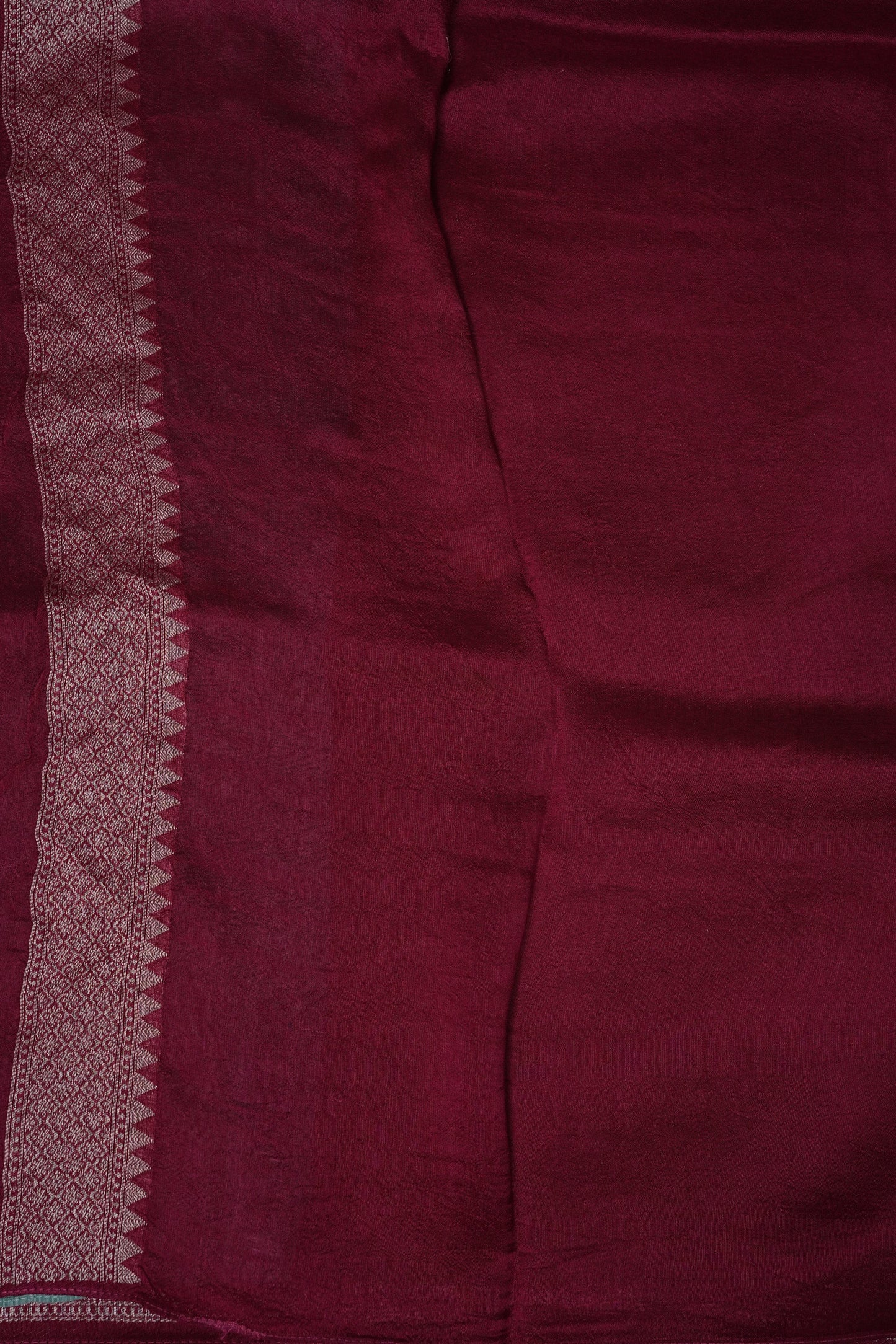 Tussar Banarasi Raw Silk Saree with Floral Paithani Weaves β Aqua Green