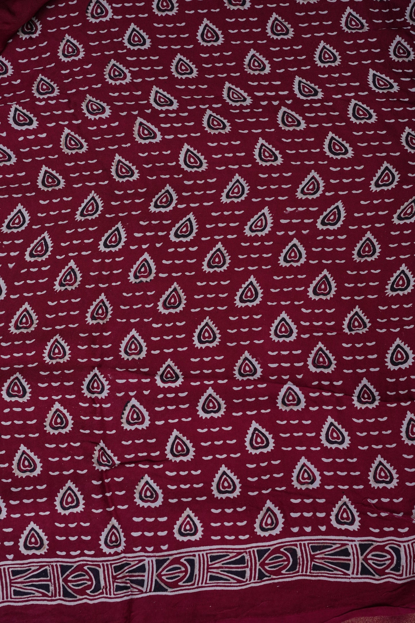 Bandhini Garchola Saree - Maroon