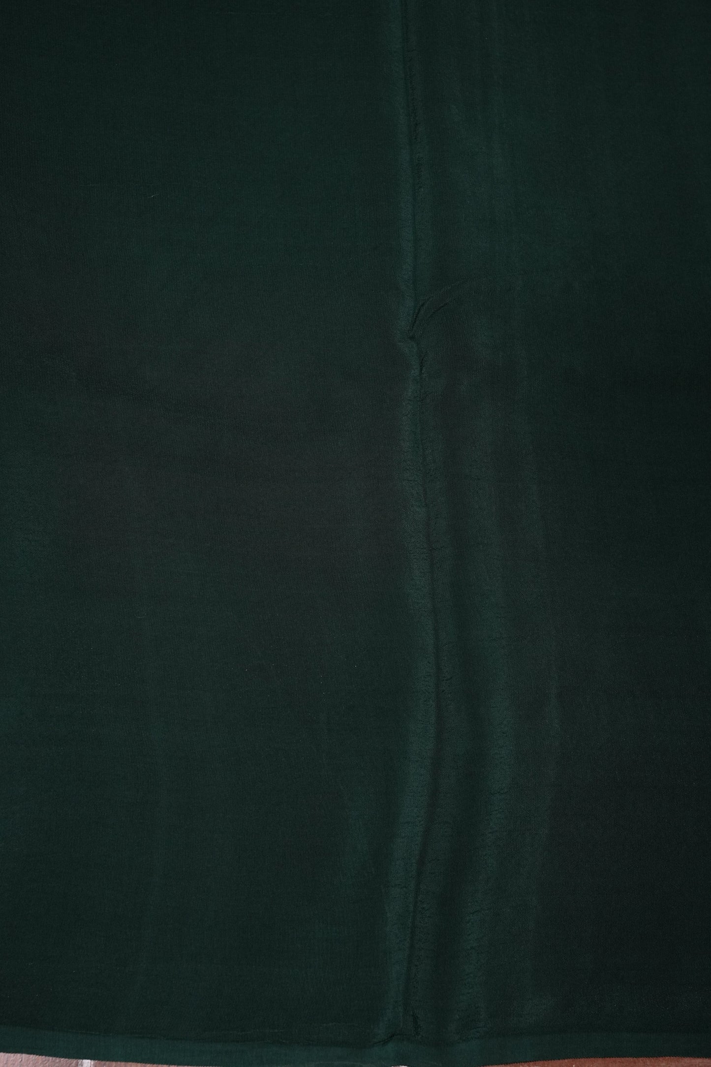 Plain Crepe Silk Saree - Champagne Beige