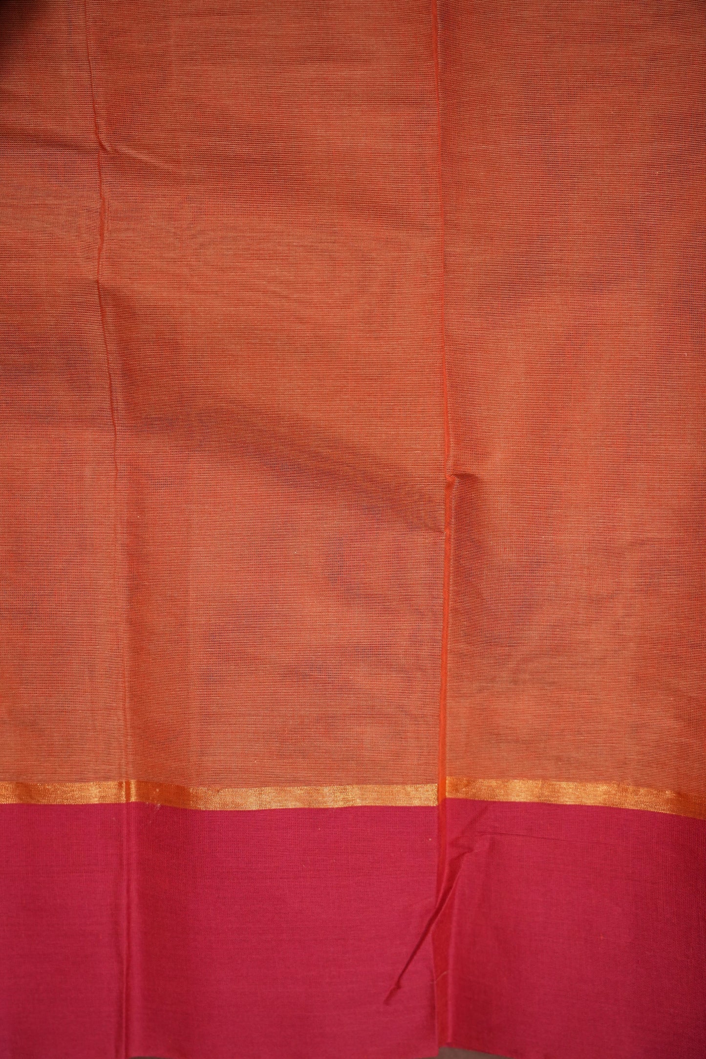 Chettinad Cotton Saree - Orange