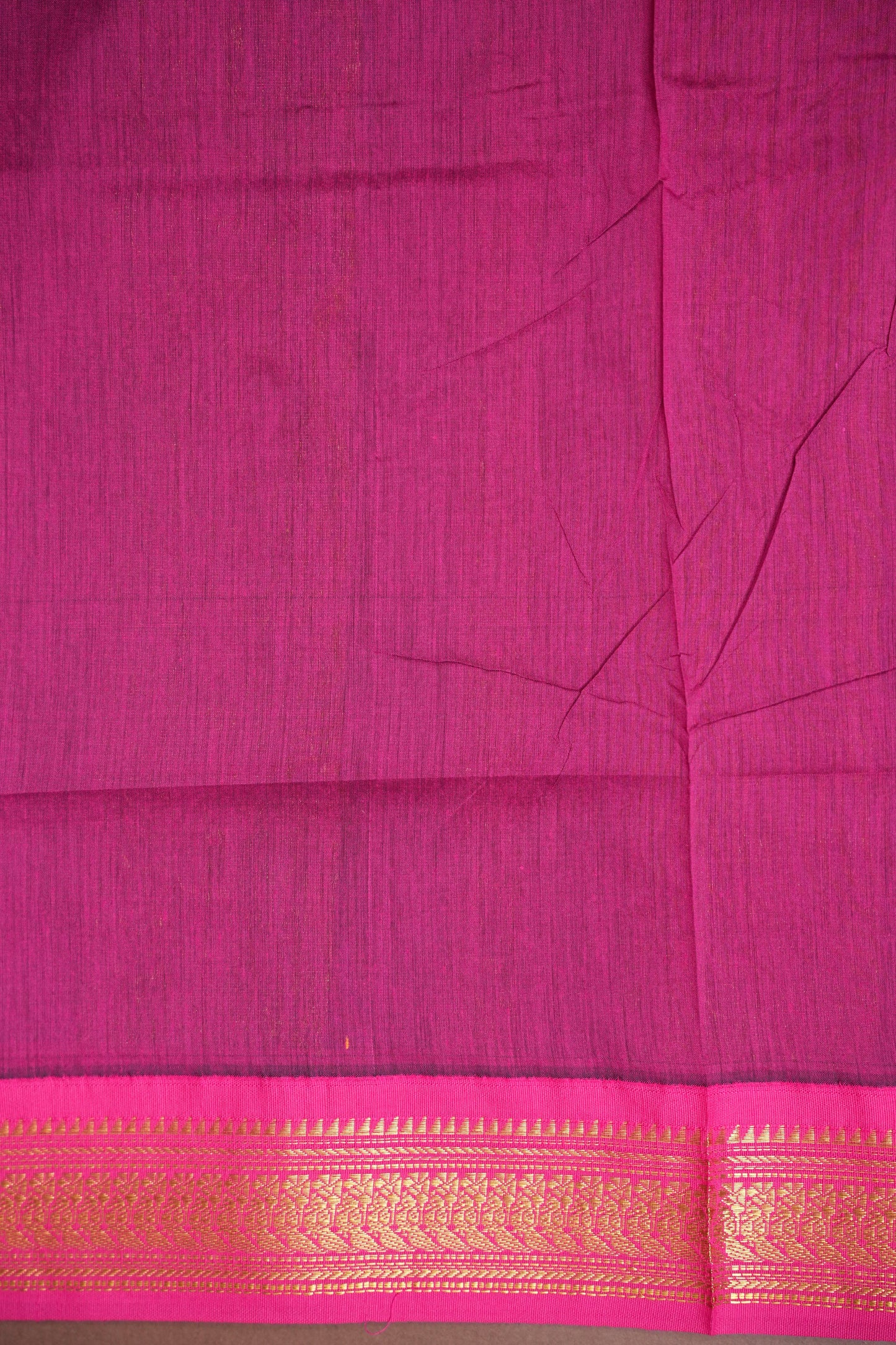 Kalyani Cotton Silk Saree - Blue and Pink
