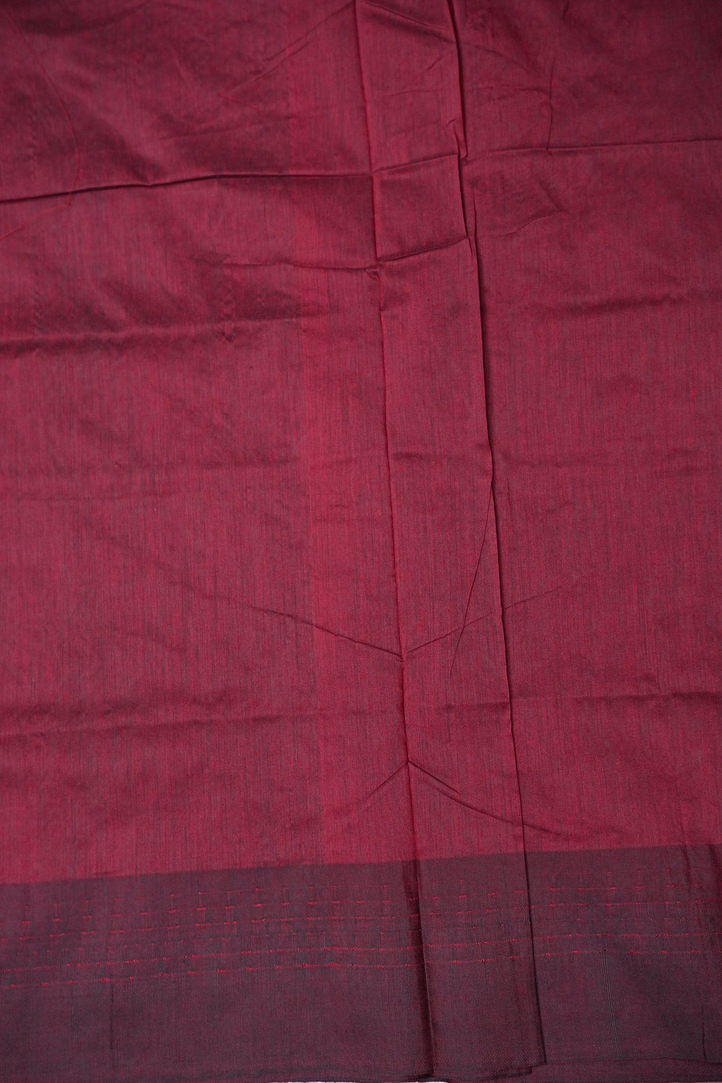 Temple Border Silk Cotton Saree - Rama Green and Maroon