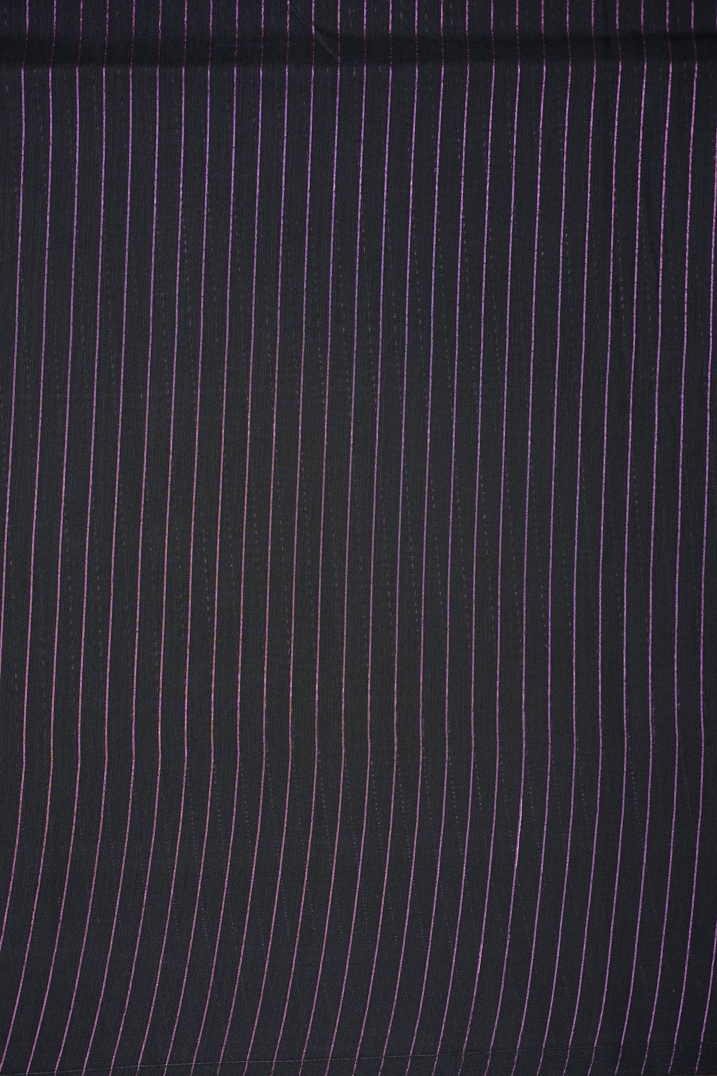 Tissued Silk Cotton Saree - Black and Rose Gold