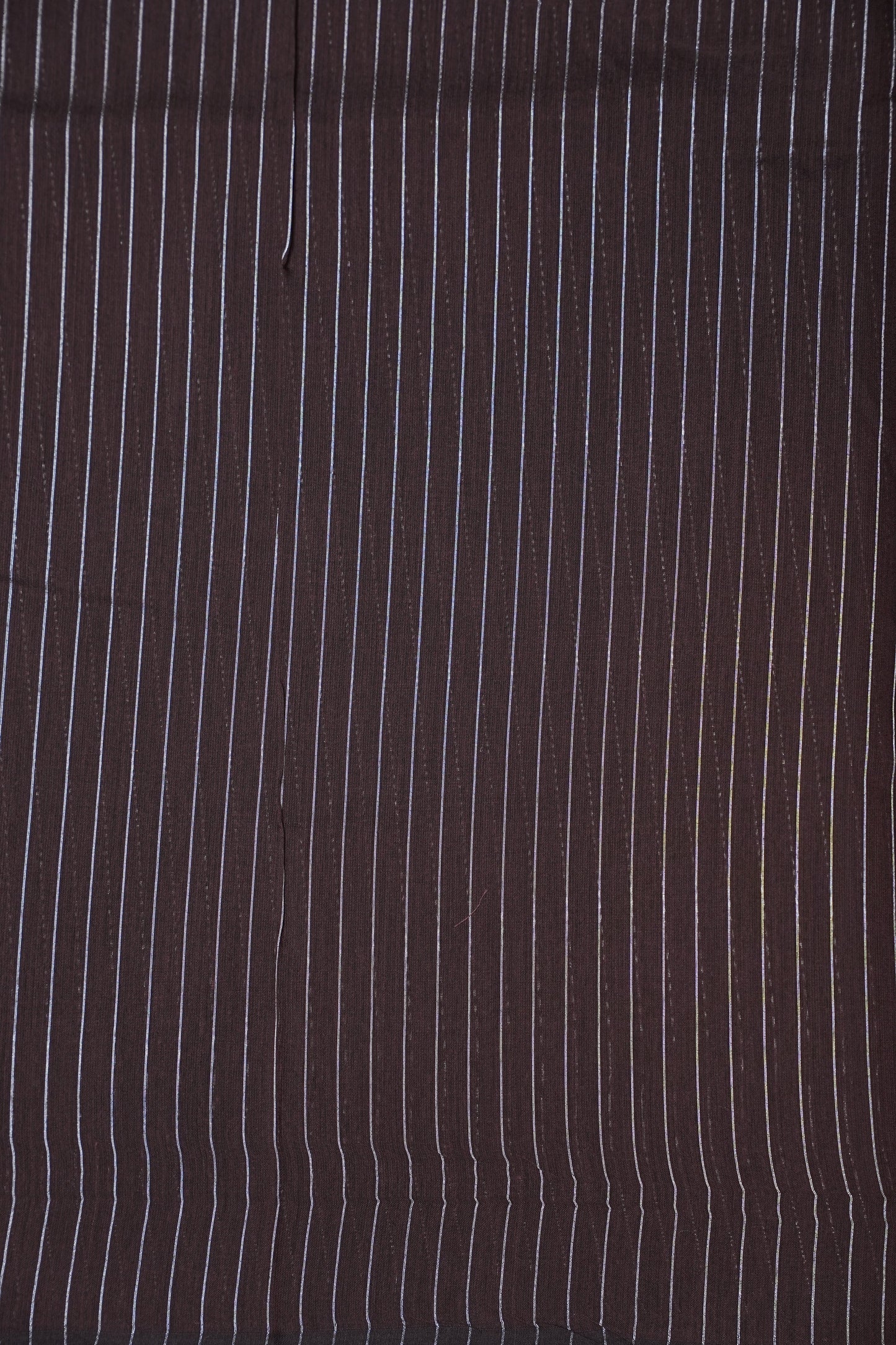 Tissued Silk Cotton Saree-Coffee and Silver
