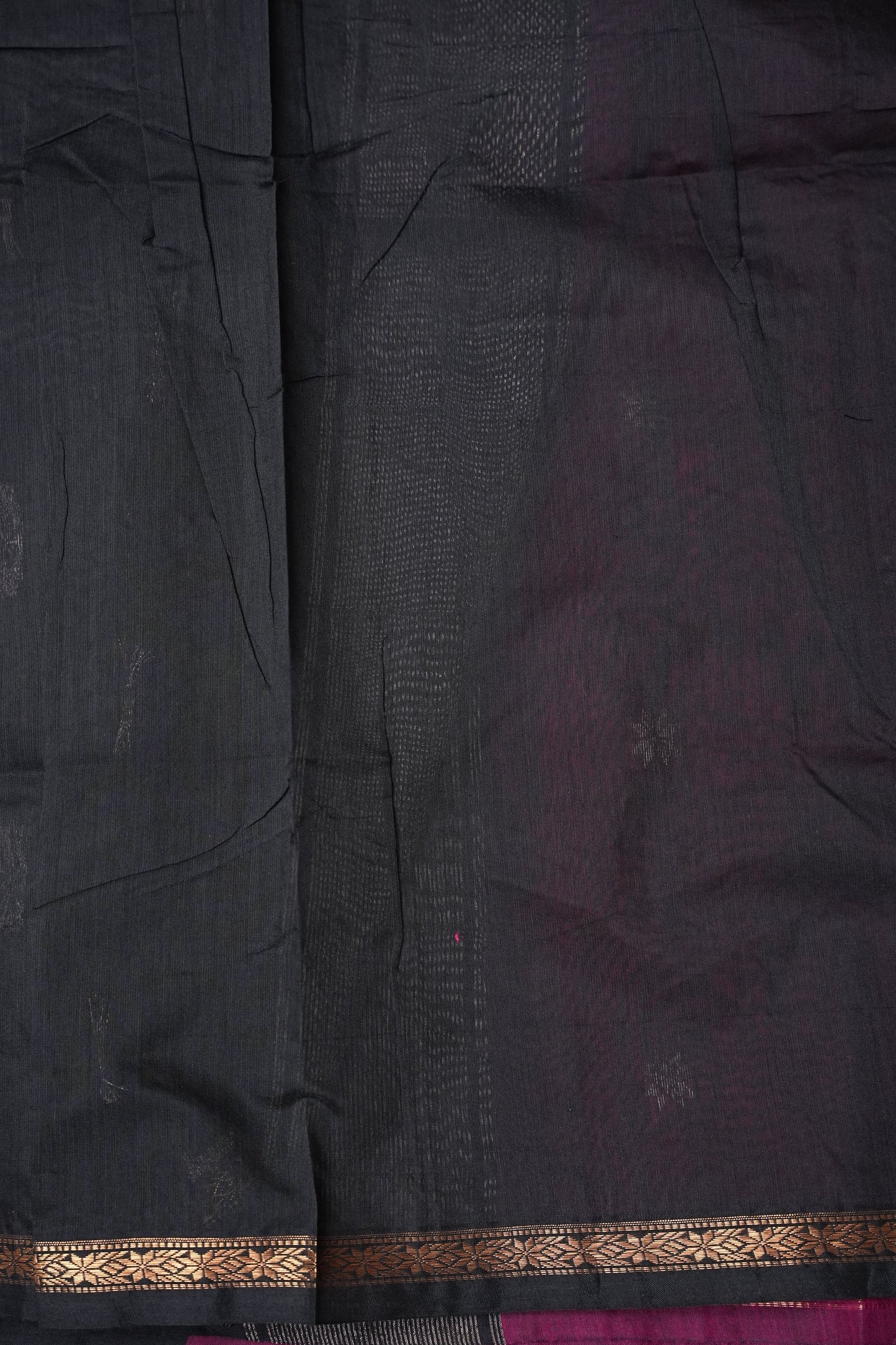 Maheshwari Silk Cotton Saree - Pink