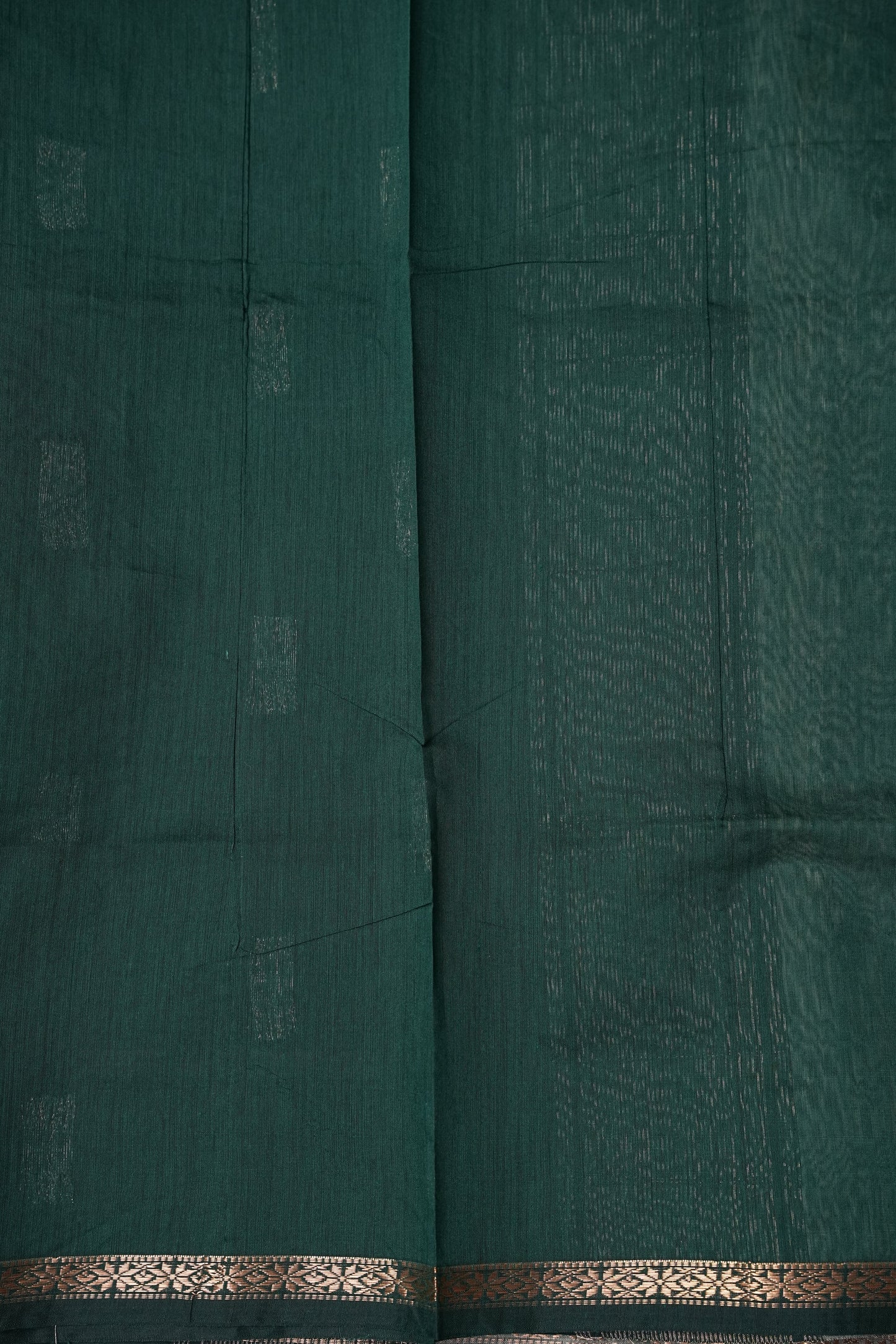 Maheshwari Silk Cotton Saree - Soft Green