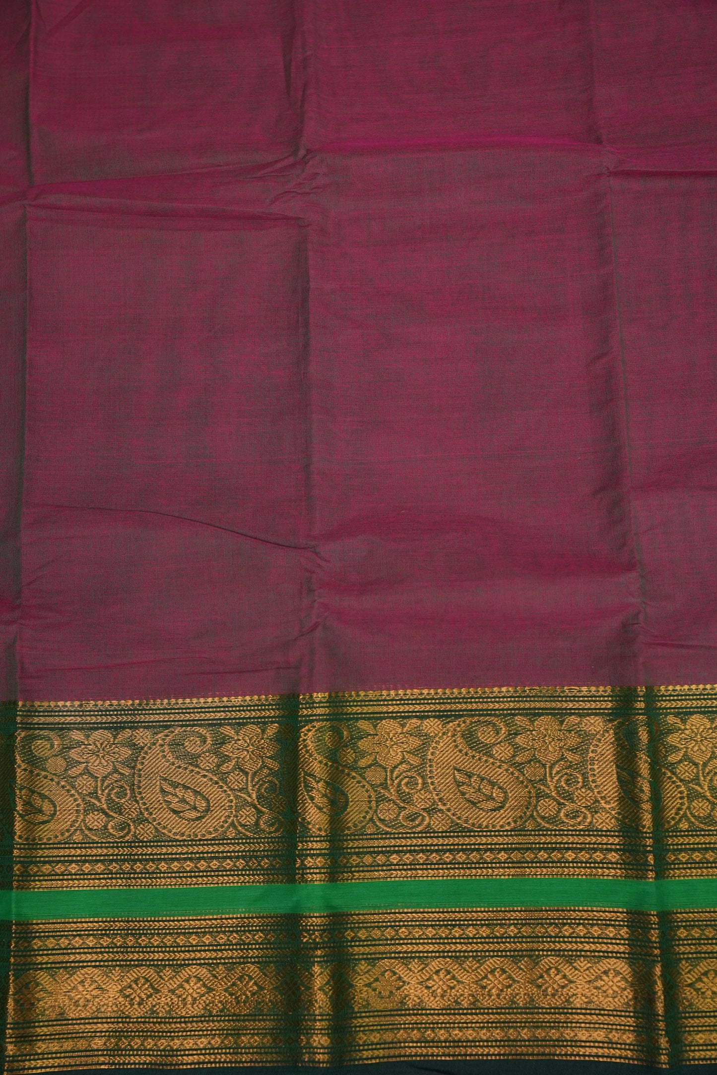 Kanchi Cotton Sarees - Purple & Blue