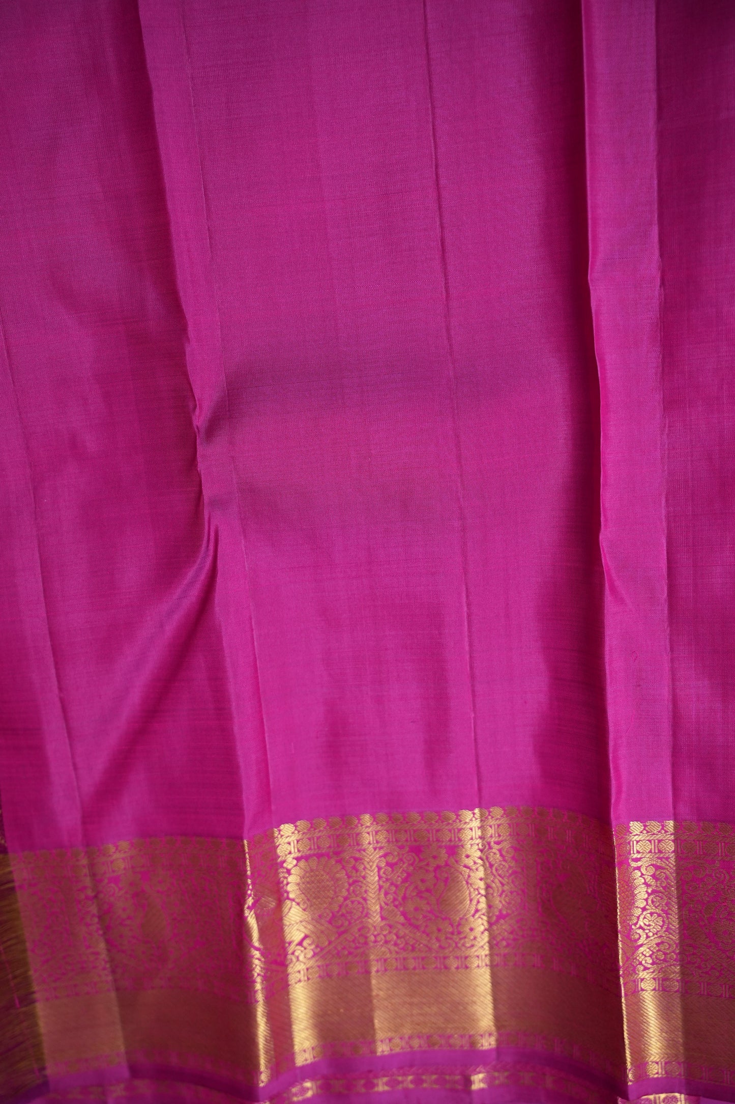 Peacock Blue & Purple Pure Kanchipuram Silk Saree|Silk Mark Certified