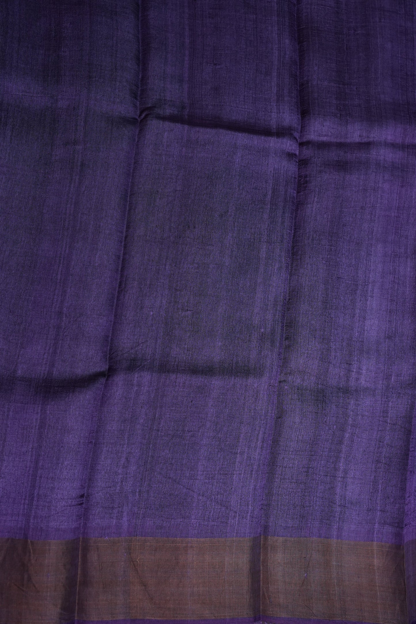 Pure Tussar Silk Saree with Floral Digital Print β Sage Green & Purple | Silk Mark Certified