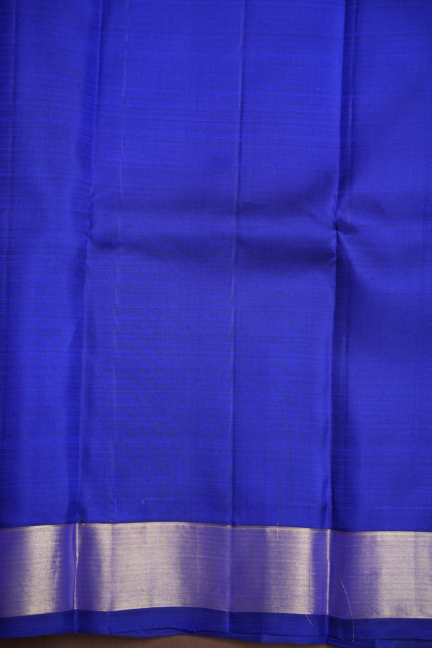 Pure Kanchipuram Silk Saree - Blue & Navy| Silk Mark Certified