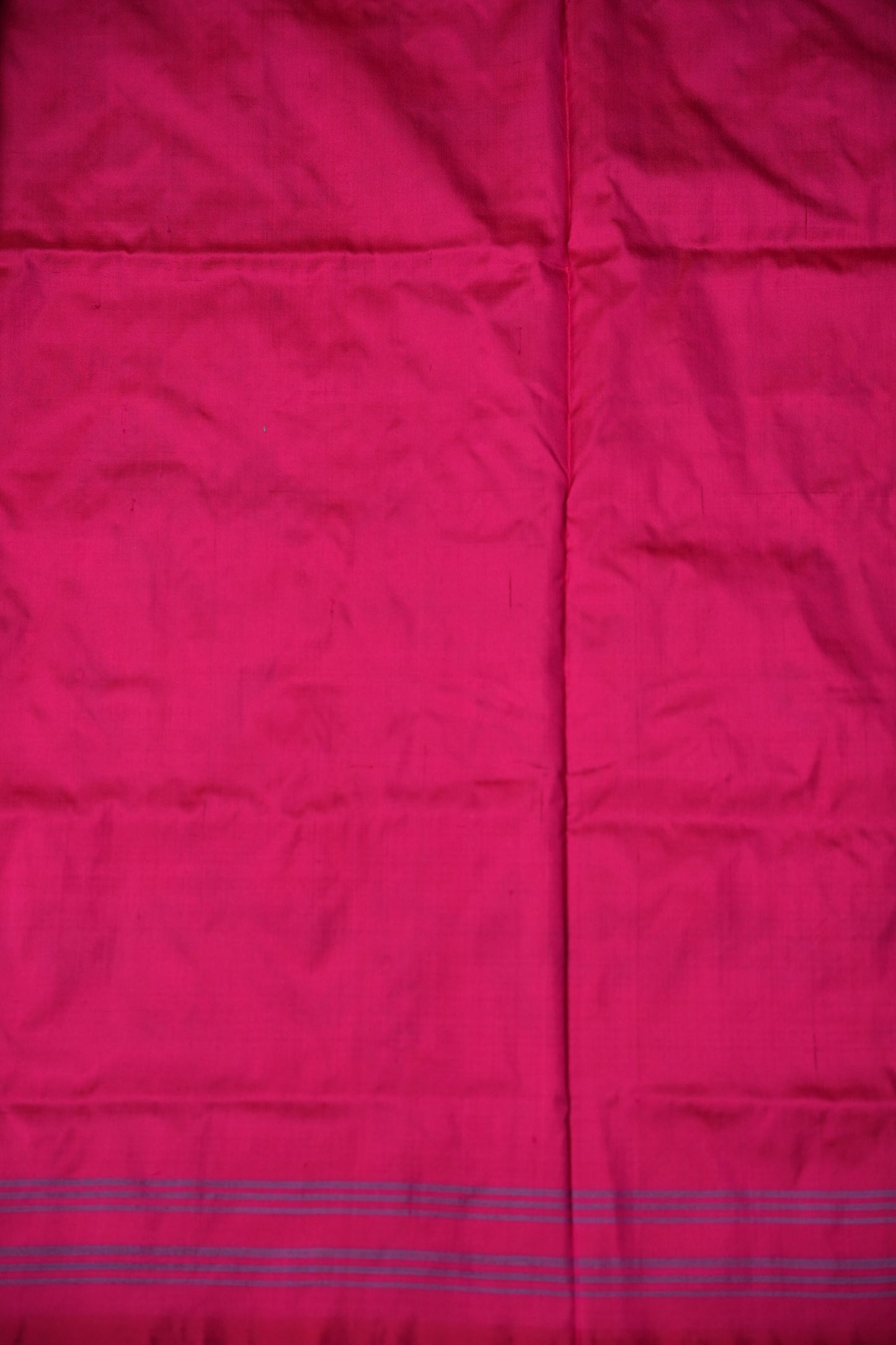 Pure Ikkat Soft Silk Saree - Pink with Multicolour