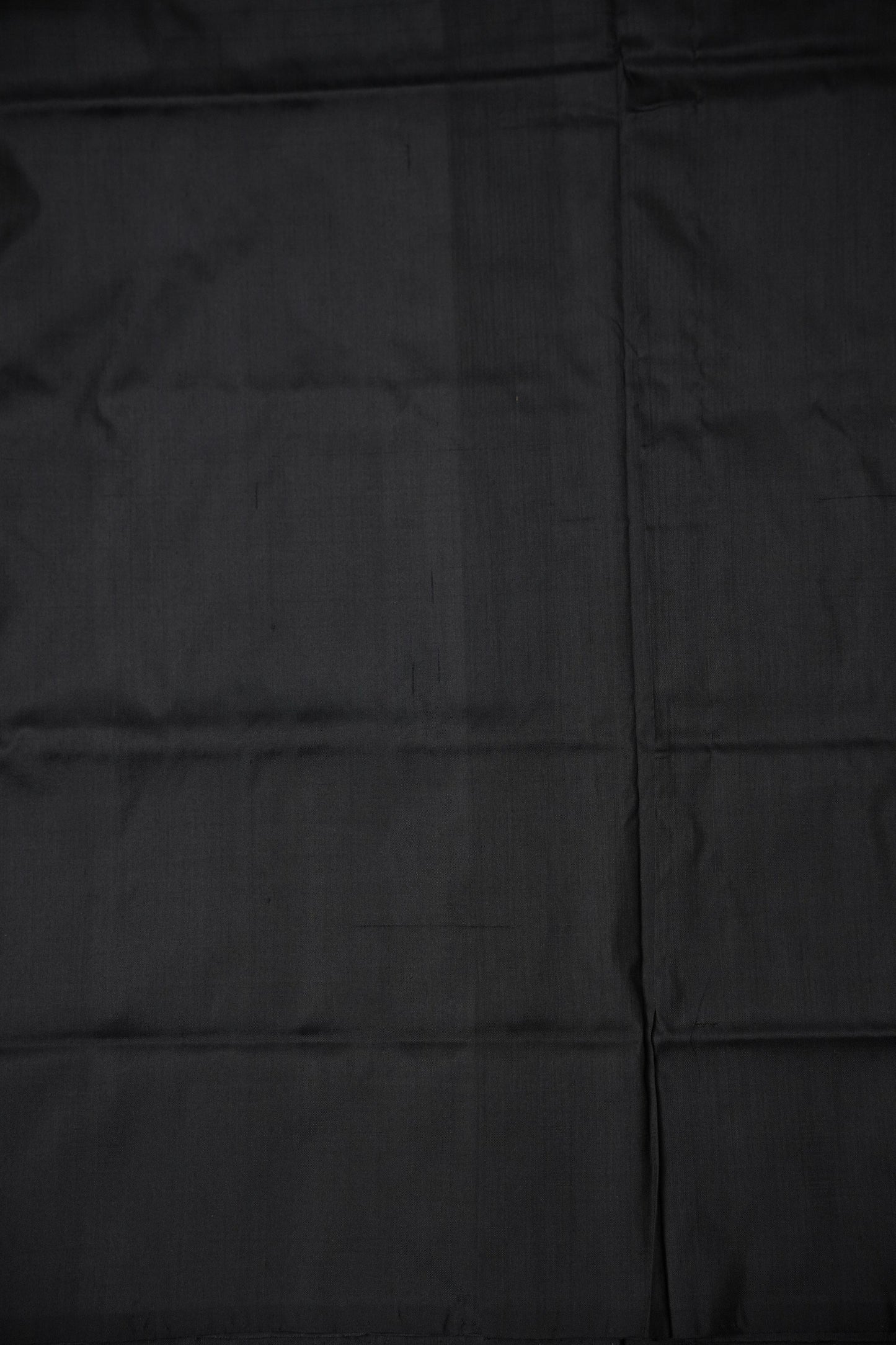 Pure Ikkat Soft Silk Saree - Black with Multicolour