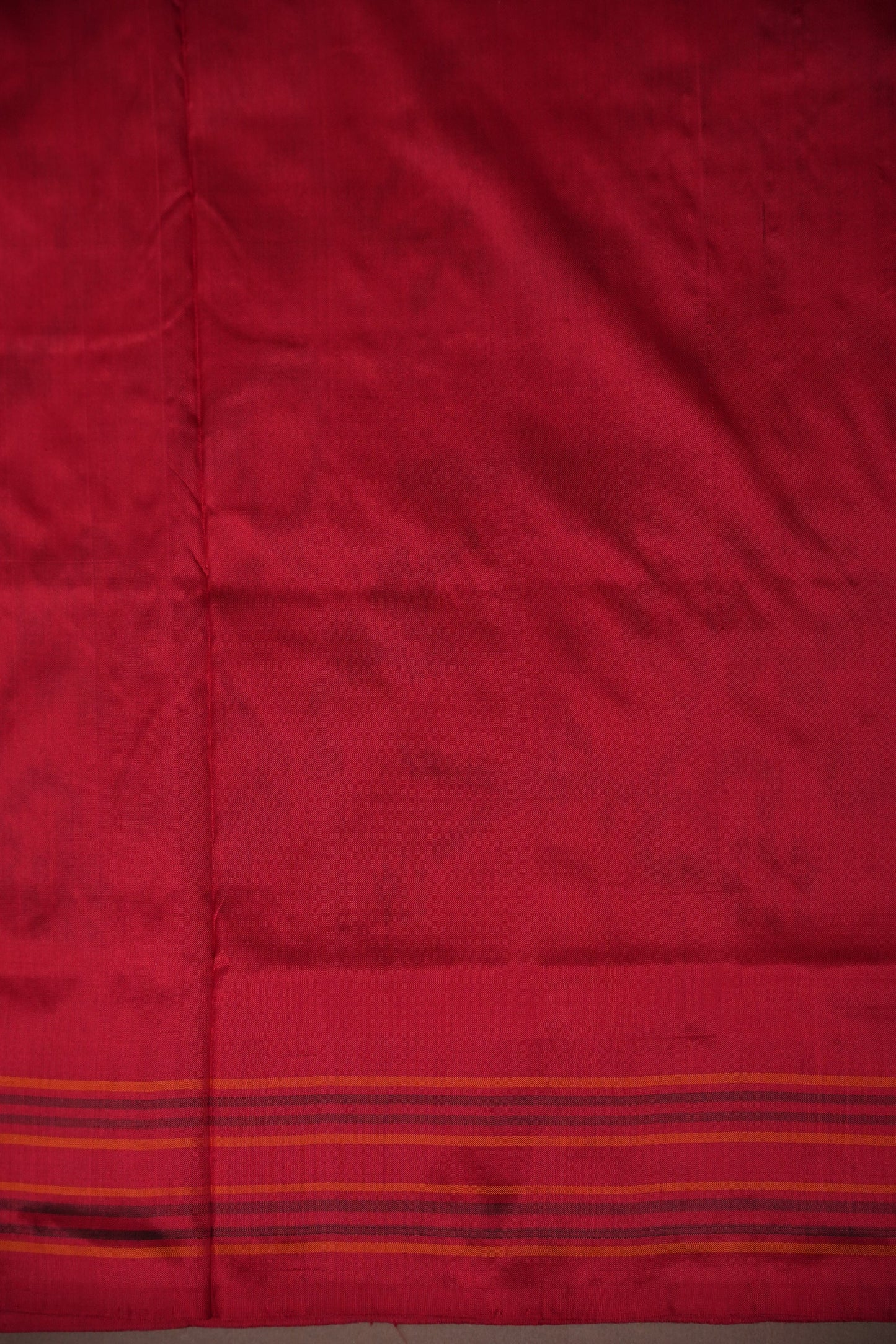 Pure Ikkat Soft Silk Saree - Off White & Red