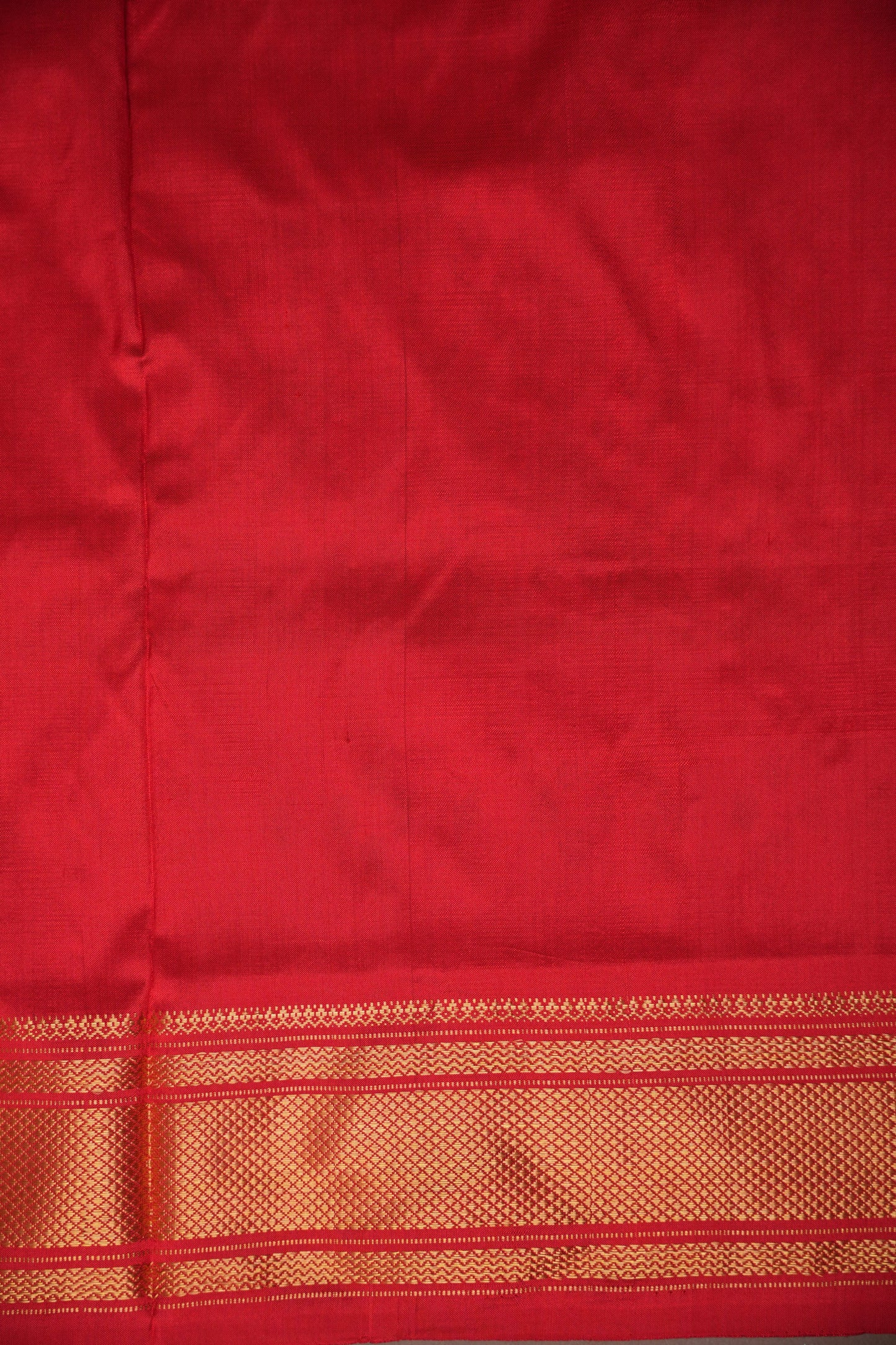 Pure Ikkat Soft Silk Saree - White & Red