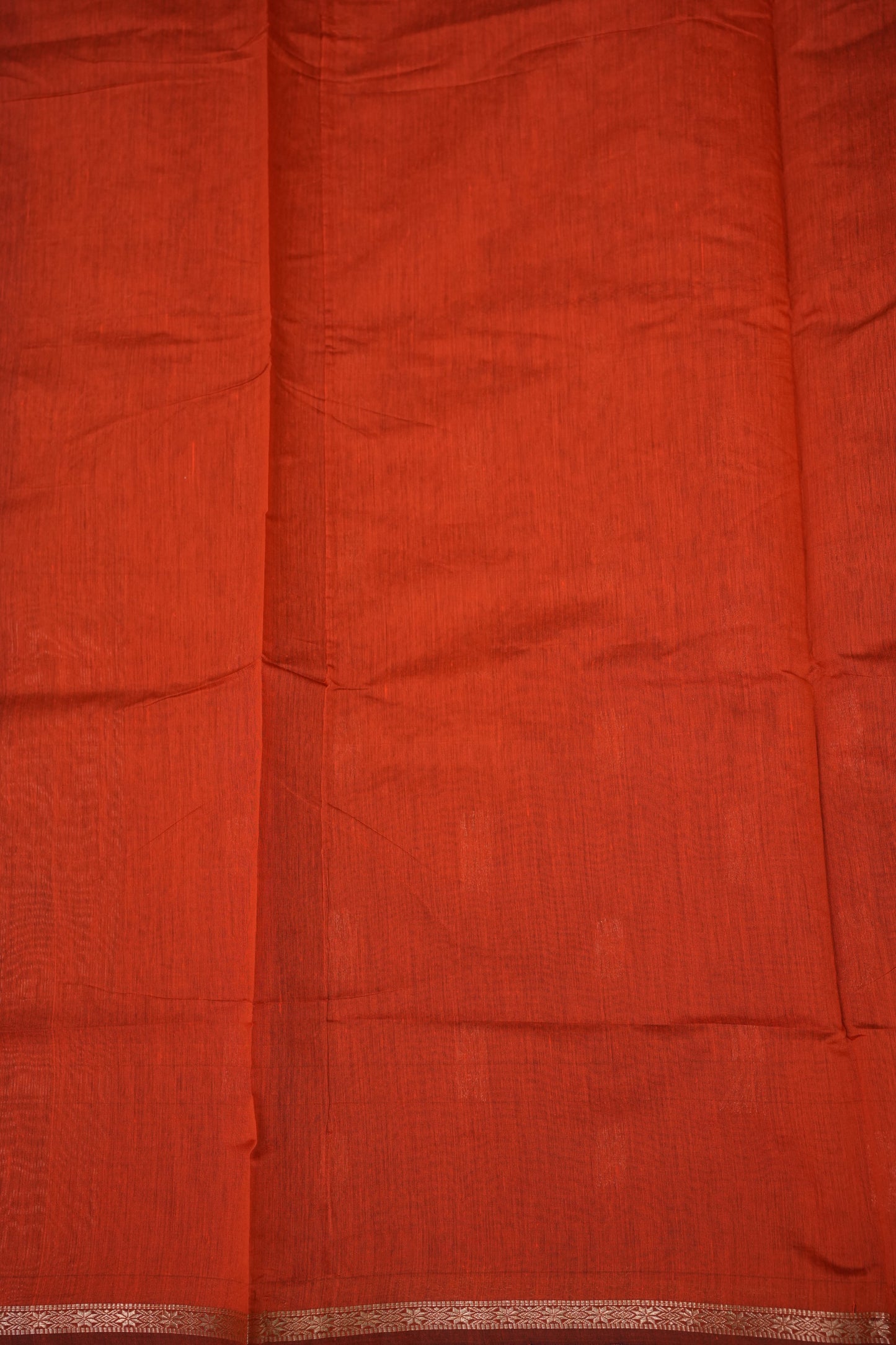 Maheshwari Silk Cotton Saree|Purple & Orange