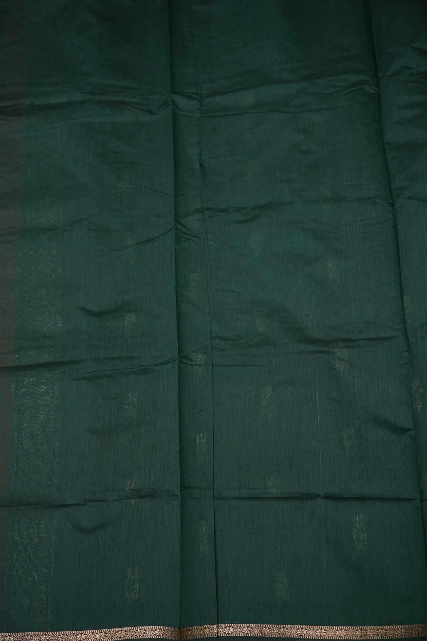 Maheshwari Silk Cotton Saree|Orange & Green