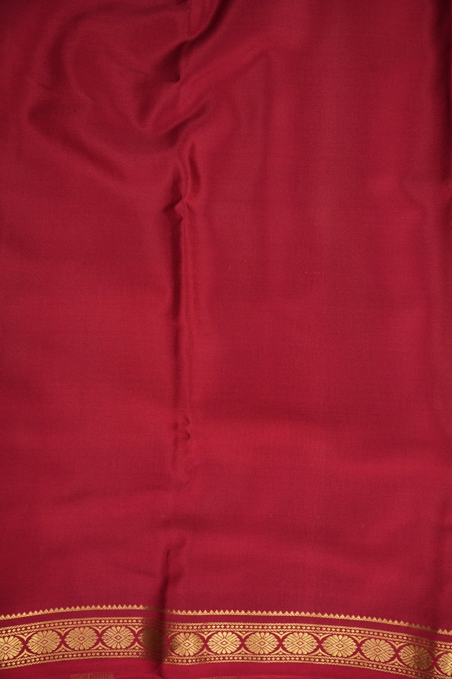 Shibori Tie & Dye Pure Crepe Mysore Silk Saree - Deep Red