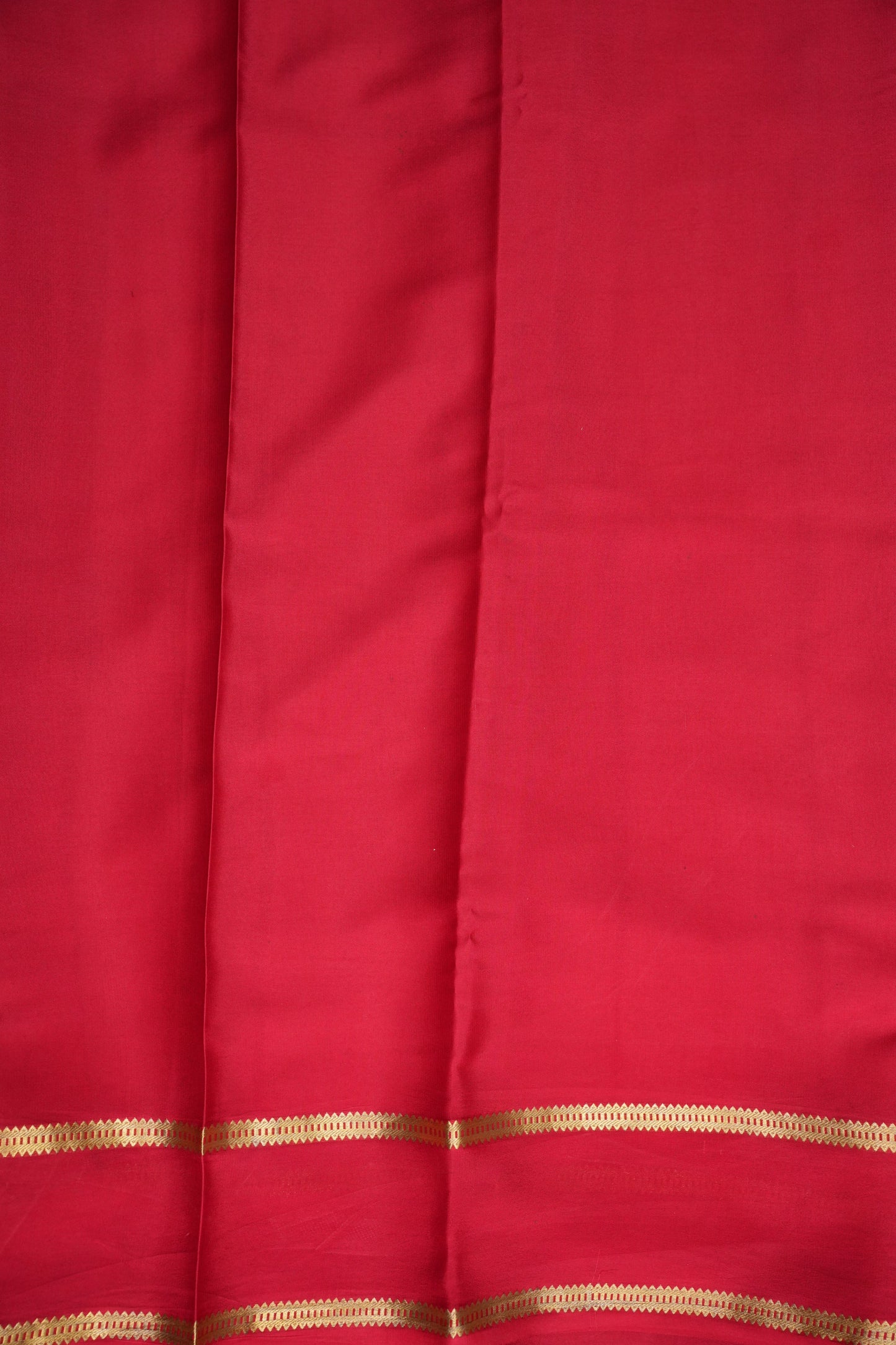 Shibori Tie & Dye Pure Crepe Mysore Silk Saree - Red