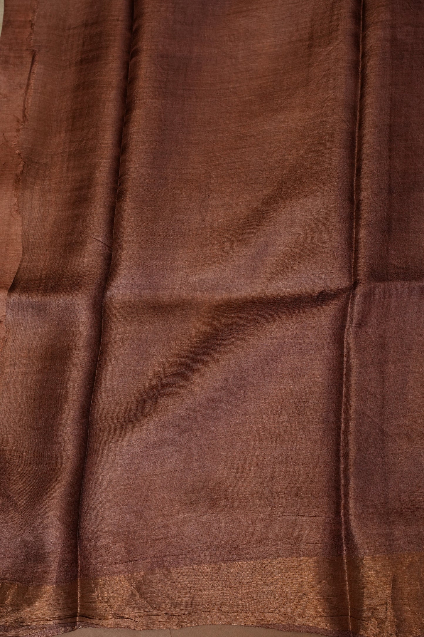 Floral Printed Pure Tussar Silk Saree-Half white|Silk Mark Certificate