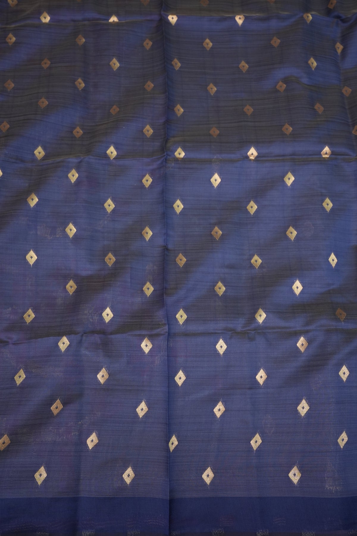 Khaddi Cotton Saree – Sage Green with Multicolour Woven Motifs & Floral Pallu