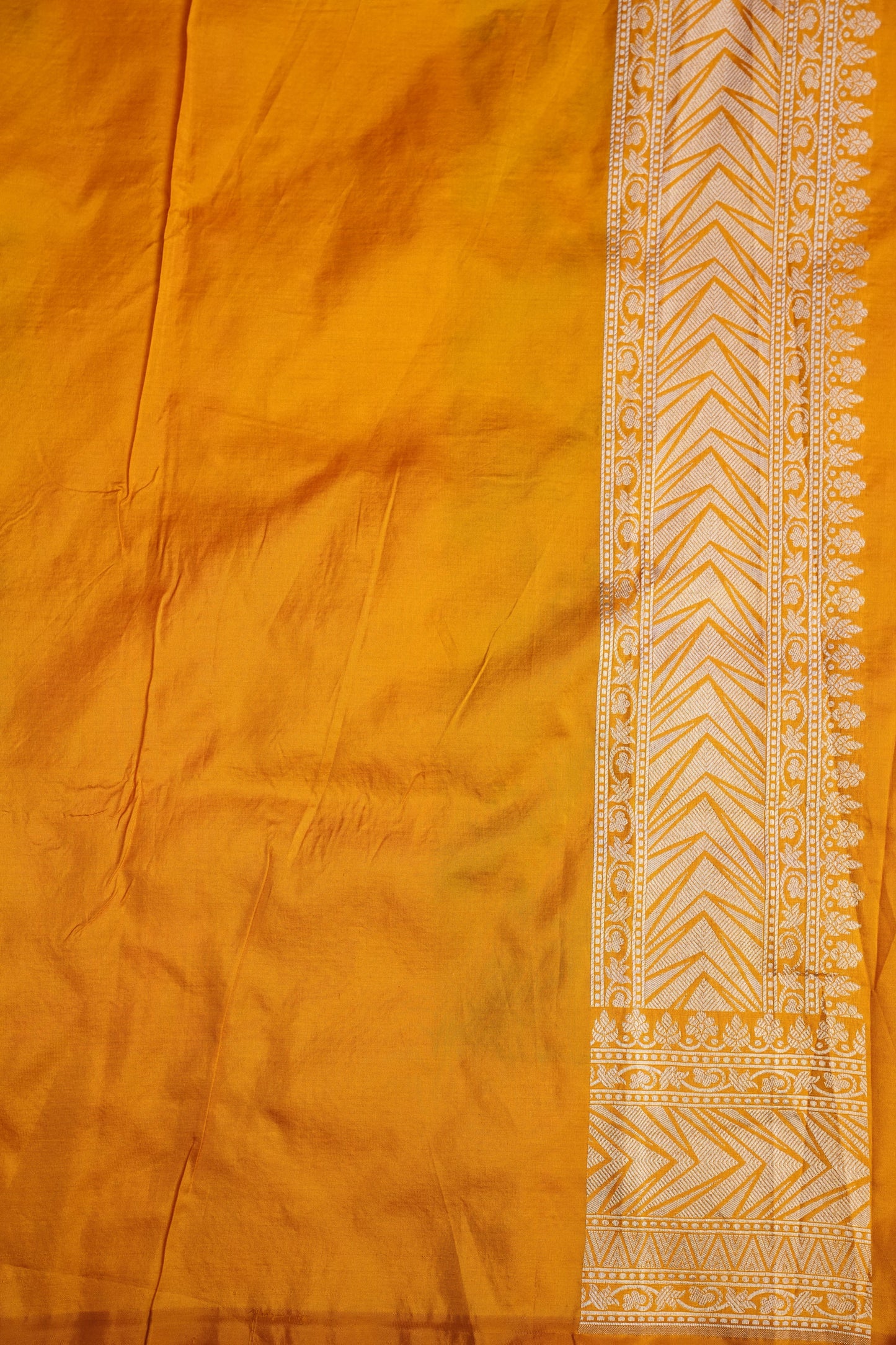 Rangkat Pure Silk Katan Banaras Saree - Yellow|Silk Mark Certified