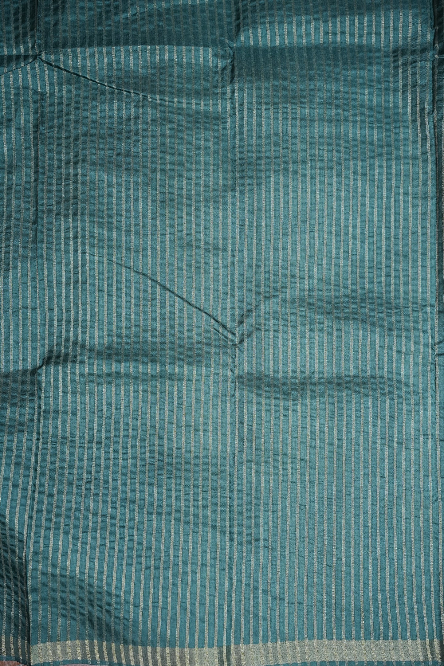 Semi Raw Silk Floral Print Saree β Rama Blue