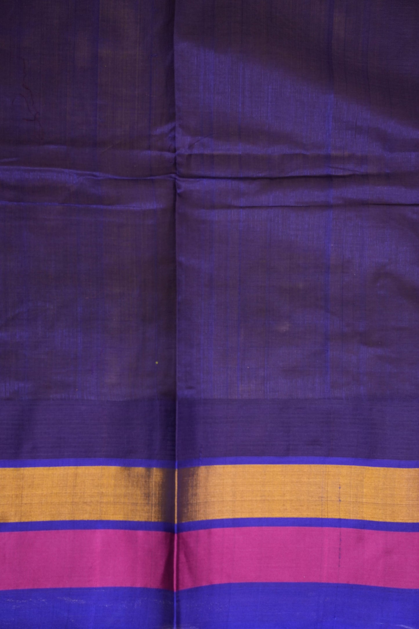 Pure Kuppadam Korvai Silk Cotton Pattu Saree-Parrot Green and Royal Blue
