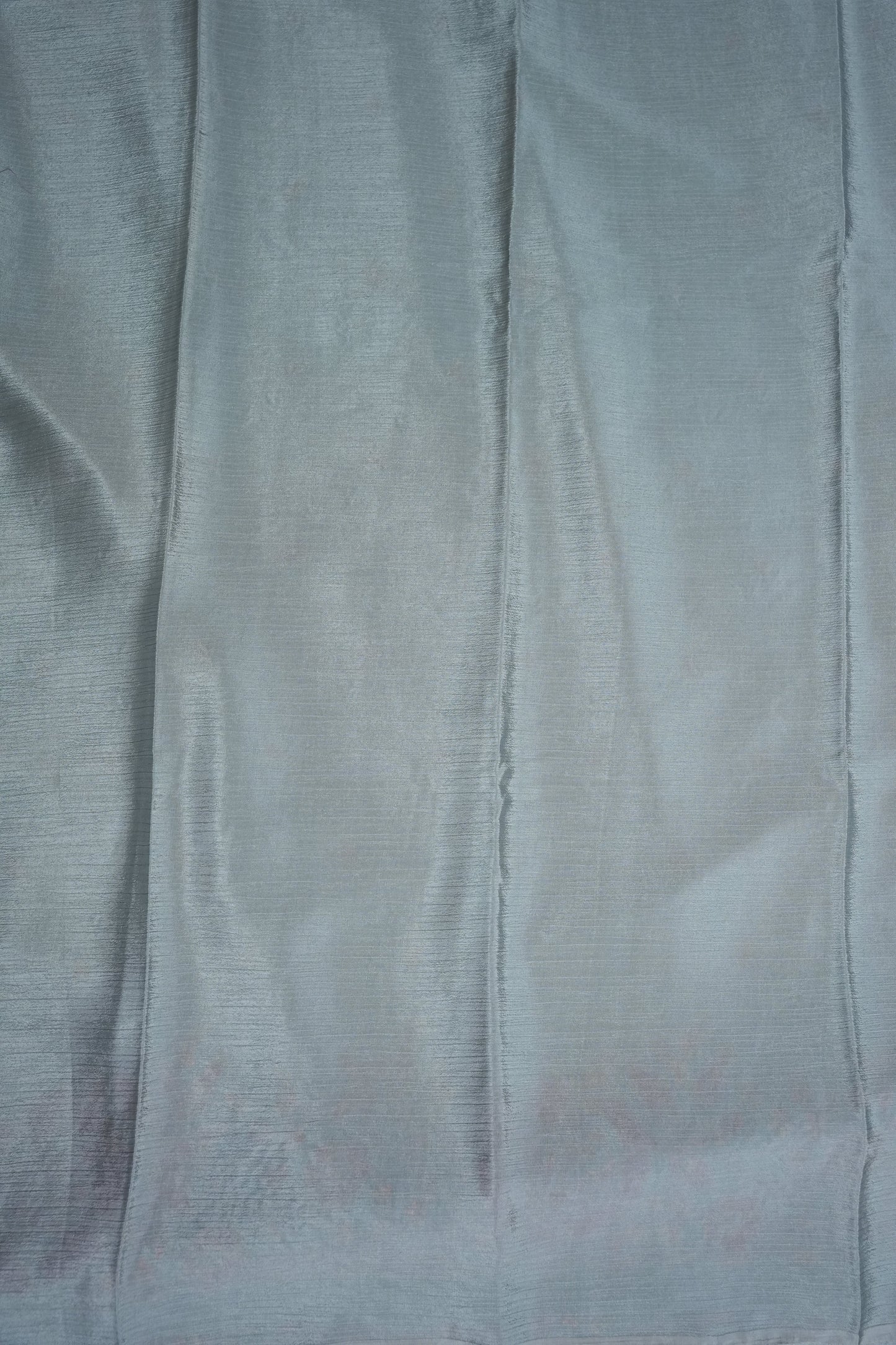 Sky Blue Turkey Chiffon Saree with Floral Embroidered Border