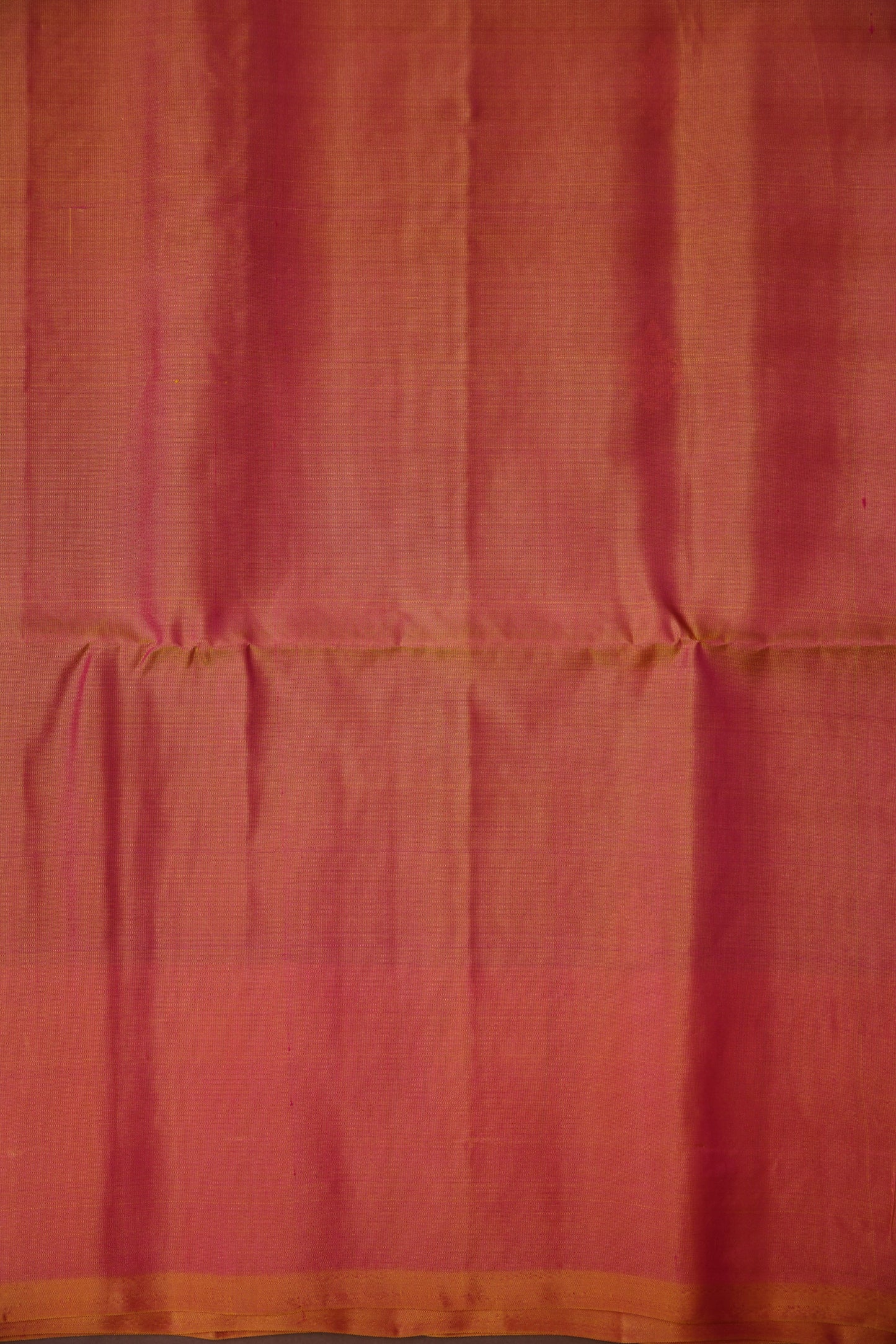 Pure Soft Silk Saree - Bottle Green & Orange