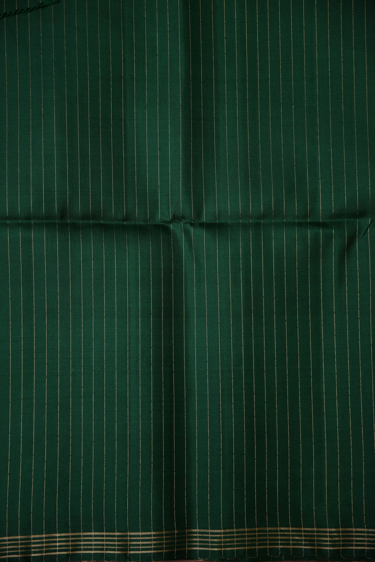 Pure Soft Silk Saree - Rani Pink & Bottle Green