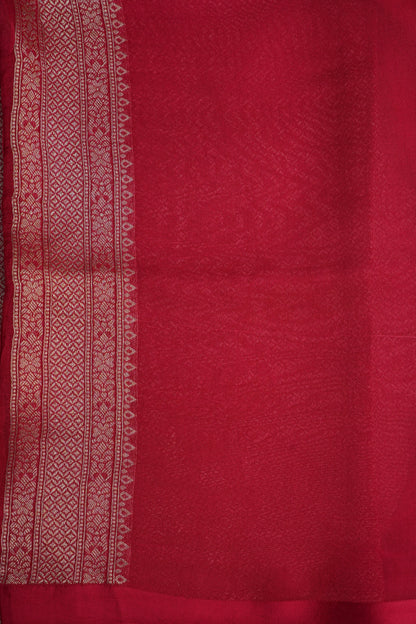 Royal Rani Pink Handwoven Banarasi Silk Saree with Elephant Motif Border