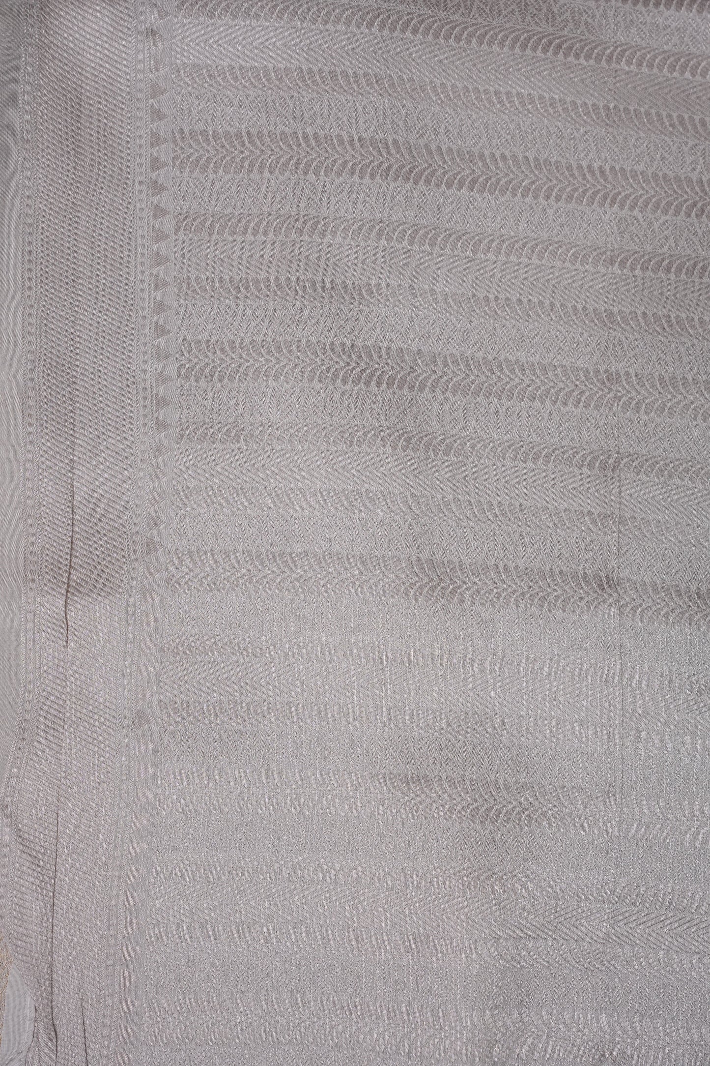 Soft Banarasi Silk Saree - Half White