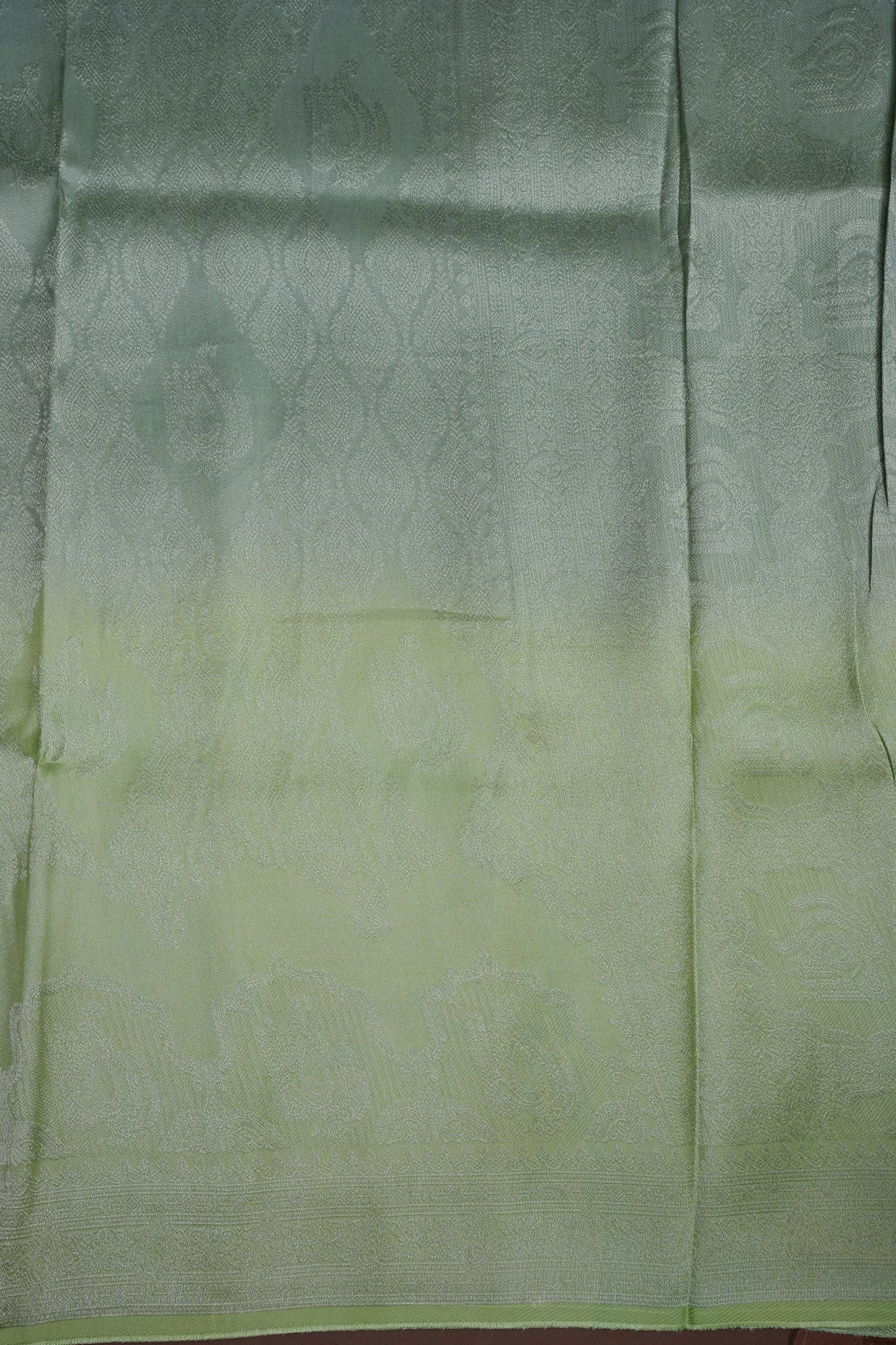 Soft Banarasi Silk Saree - Pastel Green
