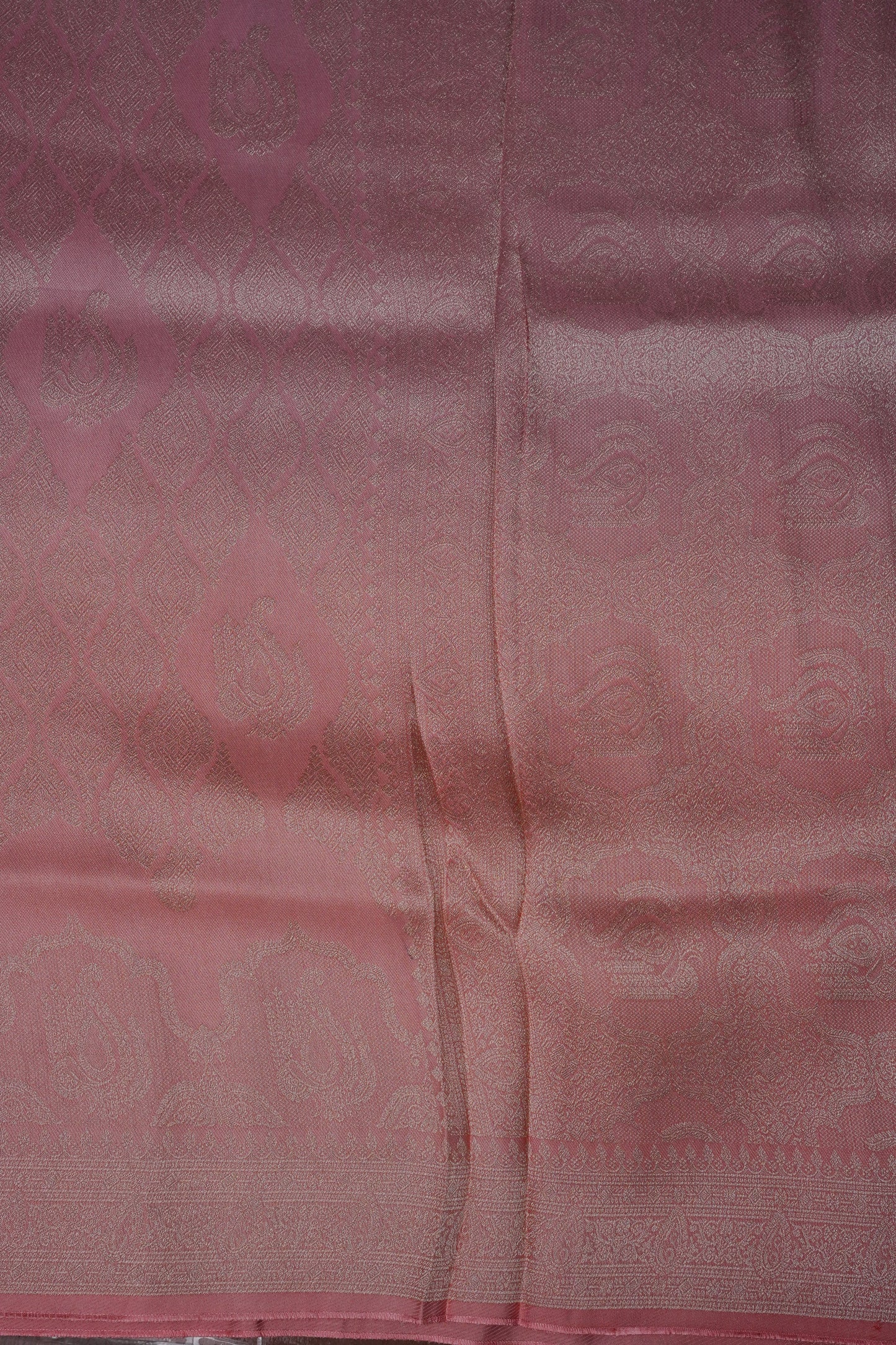 Soft Banarasi Silk Saree - Peach