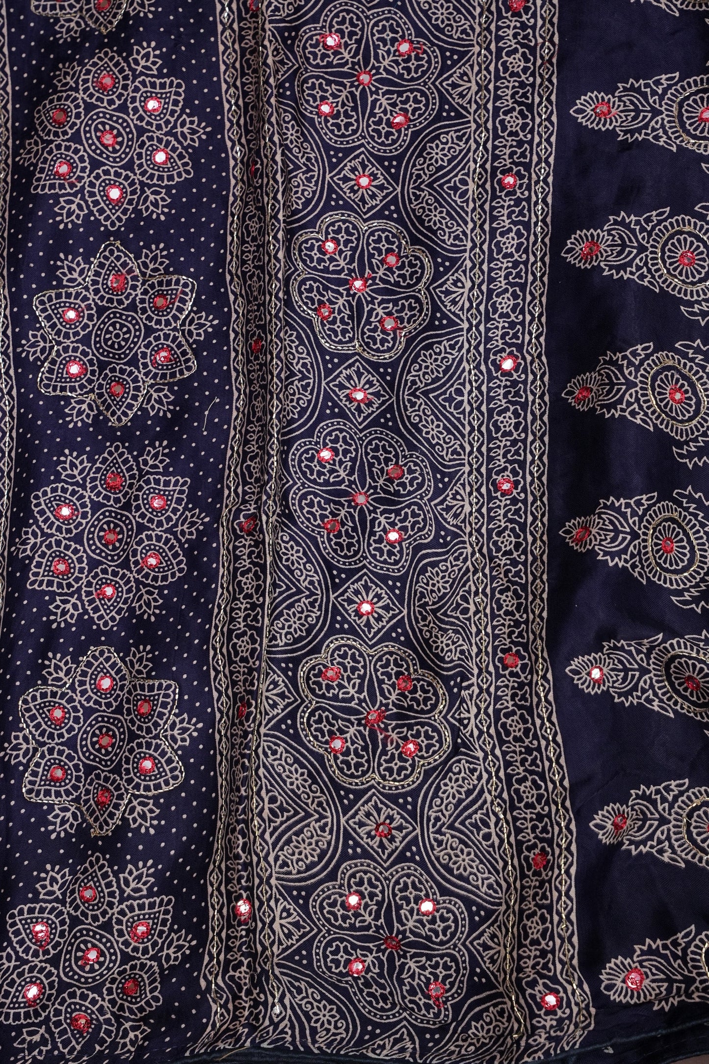 Gajji Silk Saree-Blue