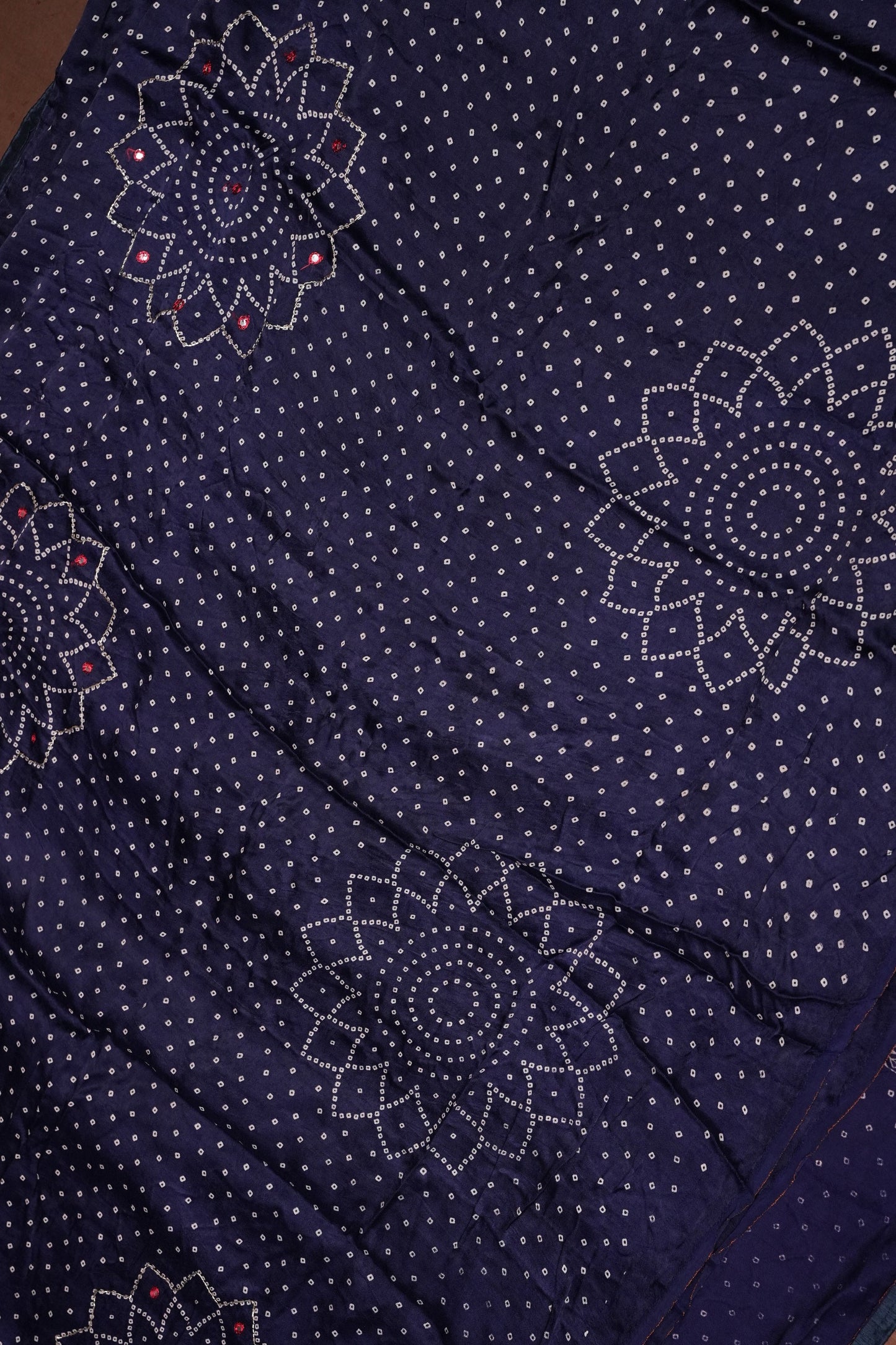 Gajji Silk Saree-Blue