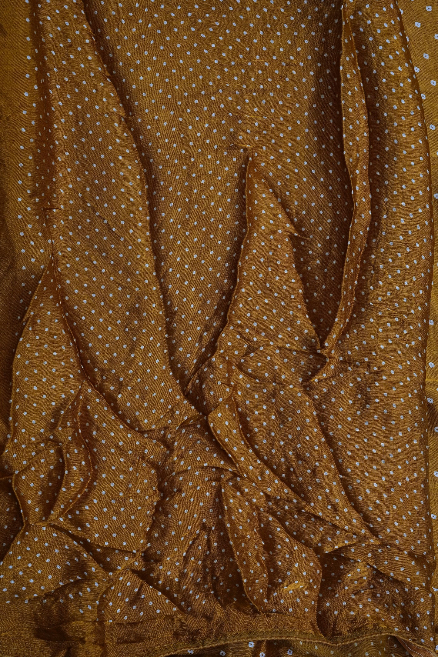 Gajji Silk Saree-Mustard yellow