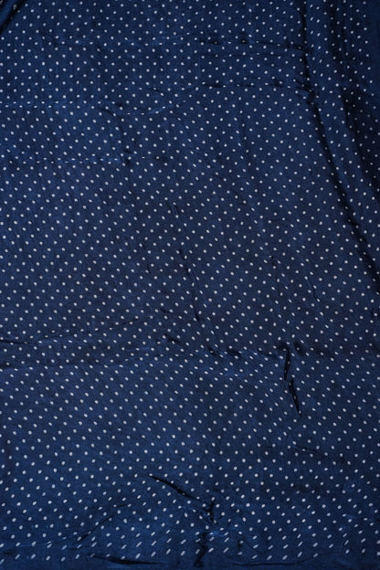 Gajji Silk Saree-Indigo Blue