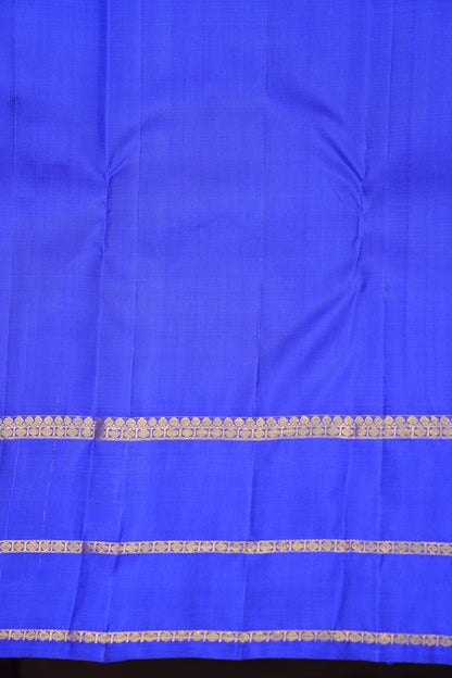 Pure Kanchipuram Silk Saree with Gold Zari - Royal Blue