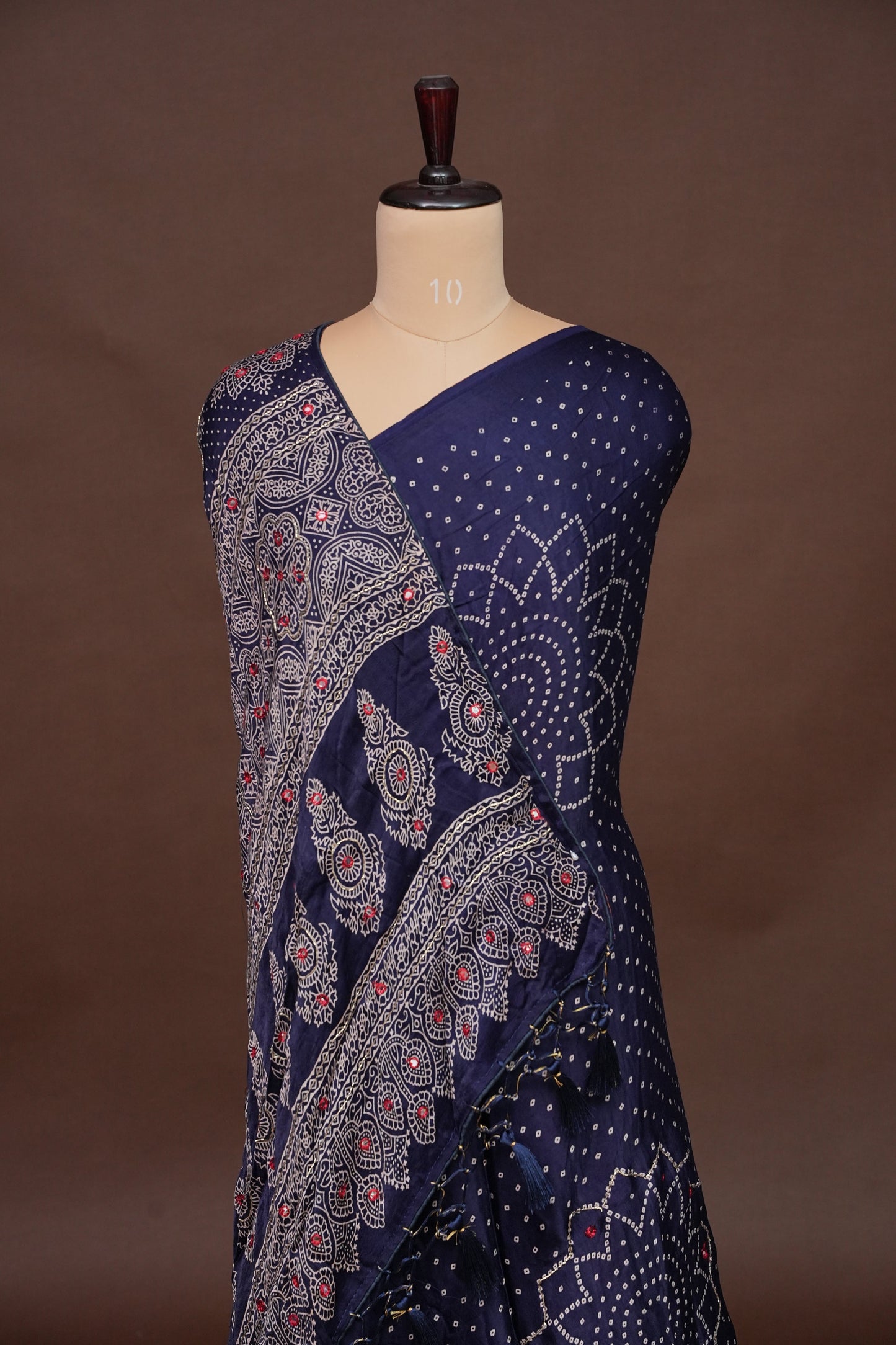 Gajji Silk Saree-Blue