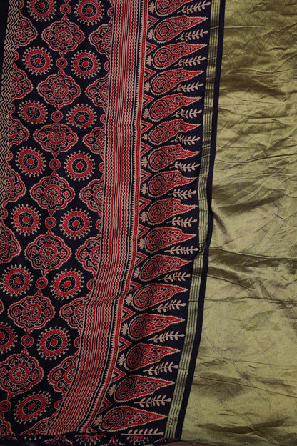 Bandhini Garchola Saree-Blue