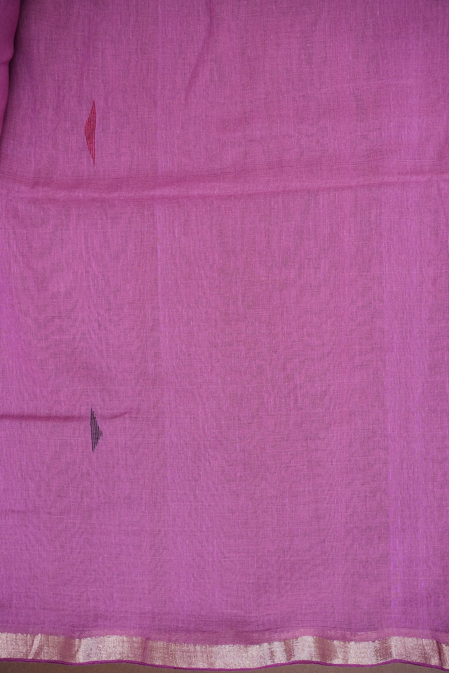 Soft Pure Cotton Saree - Soft Pink