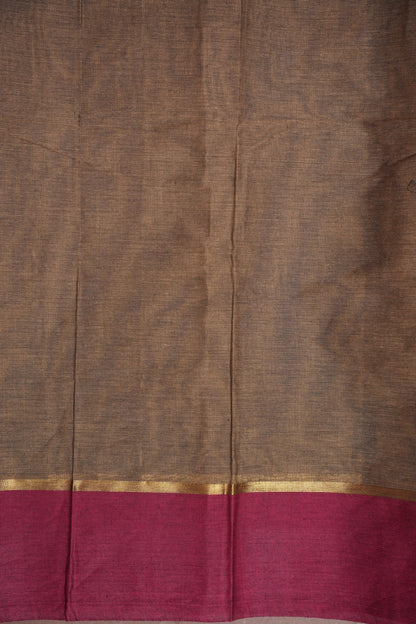 Chettinad Cotton Saree - Brown