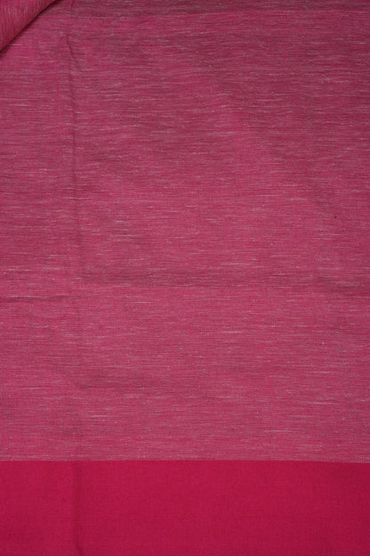 Pure Linen Saree with Tassles - Grey & Pink