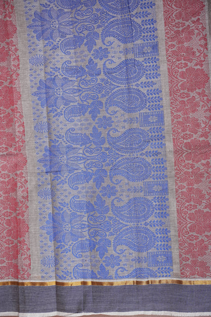 Chettinad Cotton Saree - Grey
