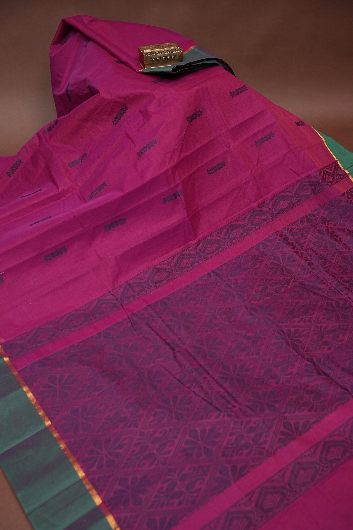 Chettinad Cotton Saree - Pink