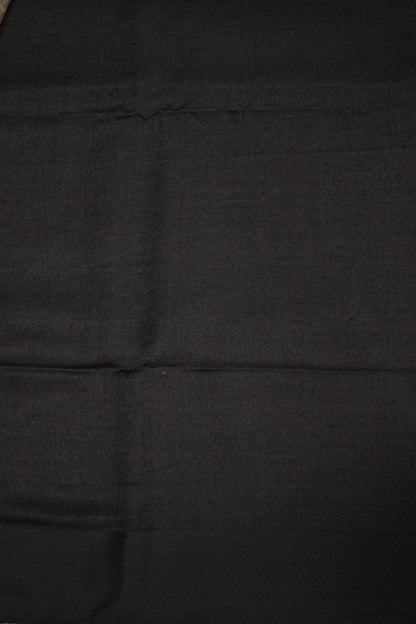 Half & Half Pure Linen Saree with Jute Pallu & Tassles - Maroon & Rust