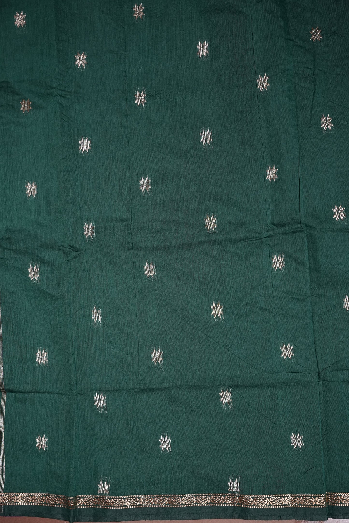 Maheshwari Silk Cotton Saree - Onion Pink